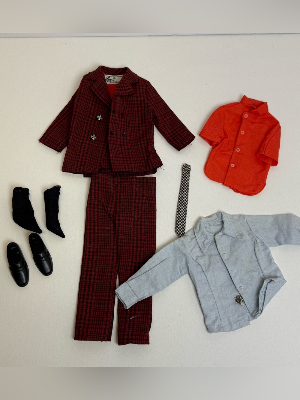 Vintage  1971 Barbie Ken Doll The VIP Scene Outfit #1473 Set Lot Shirt Jacket